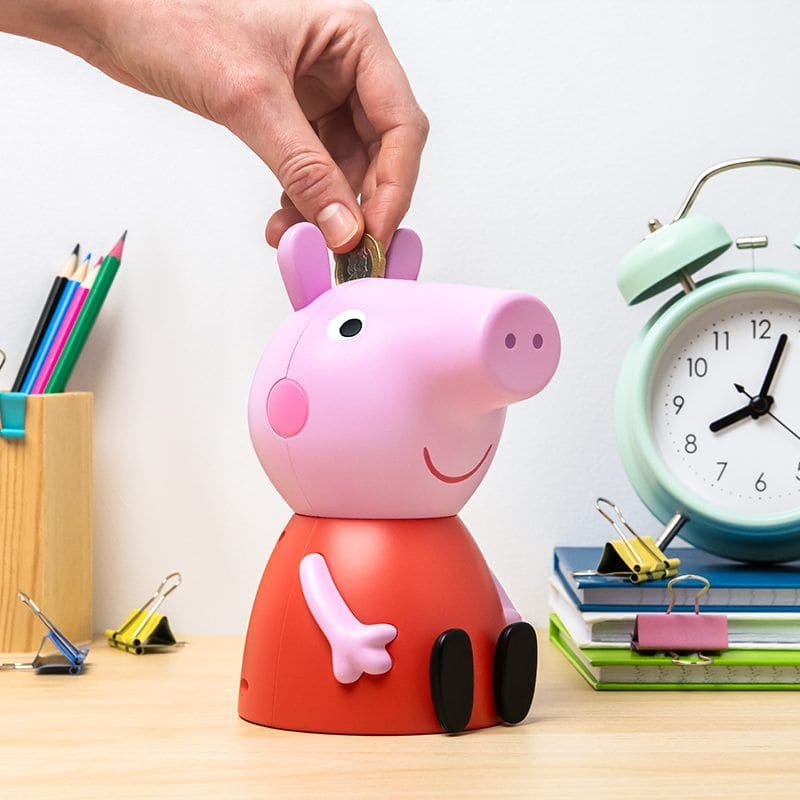 Paladone Peppa Pig Shaped Money Box Closed Box