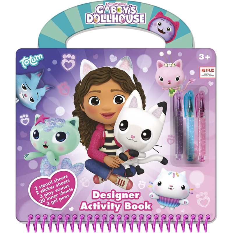 Totum Gabby's Dollhouse tegevusraamat