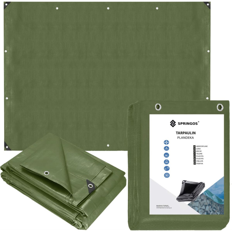Springos Brezentas Springos GA2130 4x6m 120g/m2