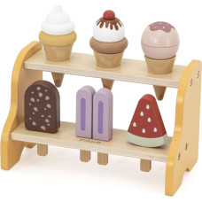 Viga medinis žaislas Popsicle & Ice Cream Stand (6 pcs)