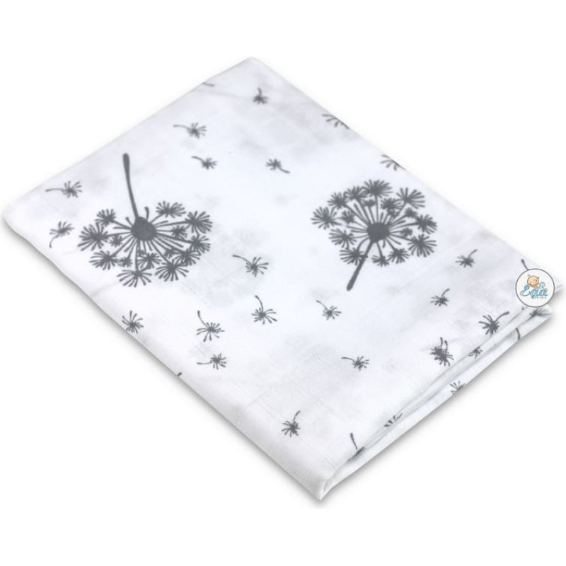Ega Kids Swaddling blanket / Diaper - 242968 - MUSLIN - size 120x120 - DANDELION