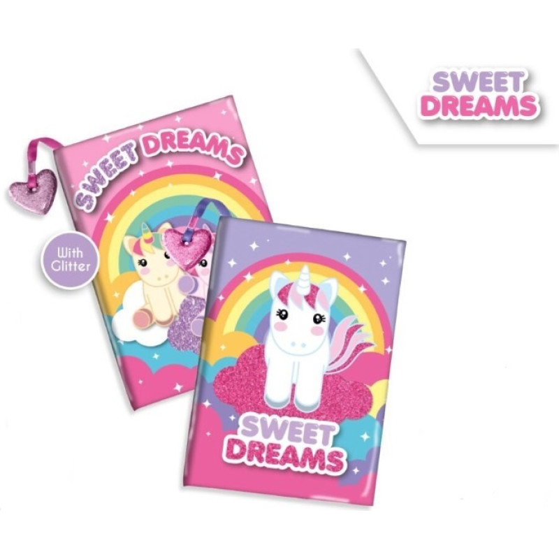 Kids Euroswan - Akcesoria Licencyjne DIARY + GLITTER SWEET DREAMS