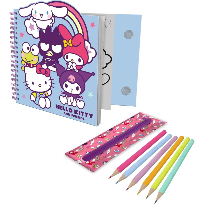 Kids Euroswan - Akcesoria Licencyjne ACTIVITY NOTEBOOK WITH REMOVABLE POUCH H