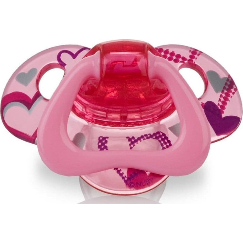 Nuby 1PK NT ORTHO PCAIFIER WITH HEART SHAPED