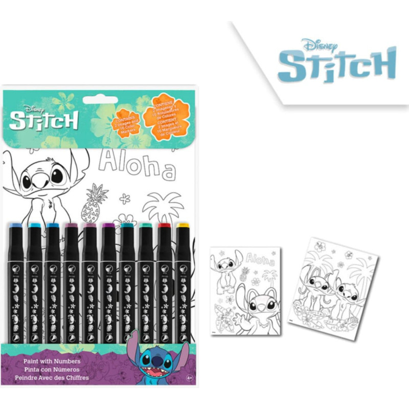 Kids Euroswan - Akcesoria Licencyjne PAINT BY NUMBERS STITCH