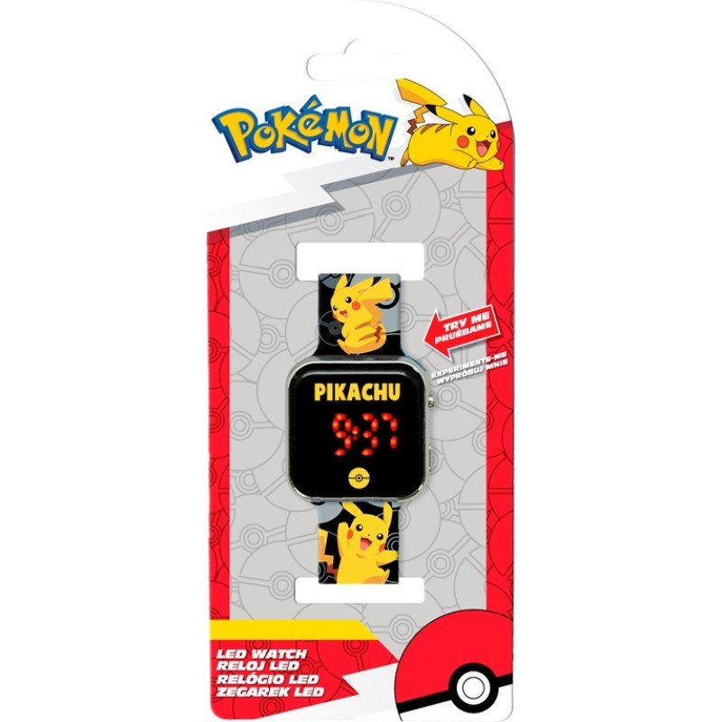 Kids Euroswan - Akcesoria Licencyjne LED WATCH PIKACHU POKEMON
