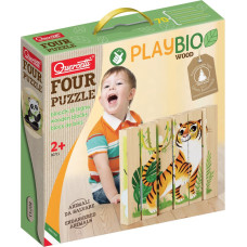 Quercetti Four Puzzle Endangered Animals 2+ y