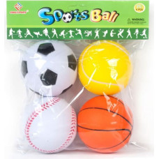 Rising Foam balls, 4 pcs