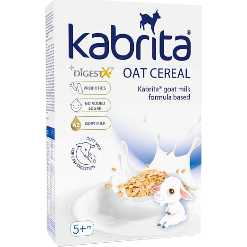 Kabrita Oat cereal goat milk formula based for babies from 5 months, 180g