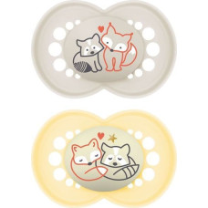 Mam Baby 0912 PACIFIER ORIGINAL DAY&NIGHT 16+ PLANET LOVE BEIGE