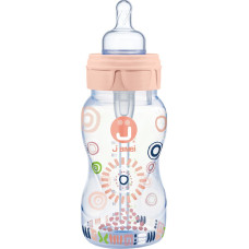 Anti-colic feeding bottle Trendy 260ml peach