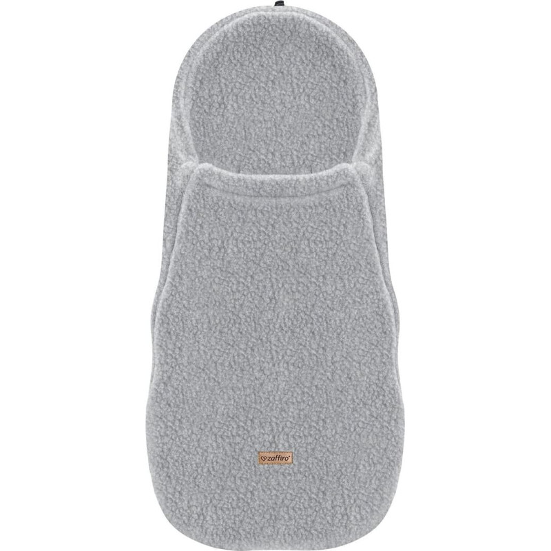 Wool footmuffs mini Nevada 0-18m grey