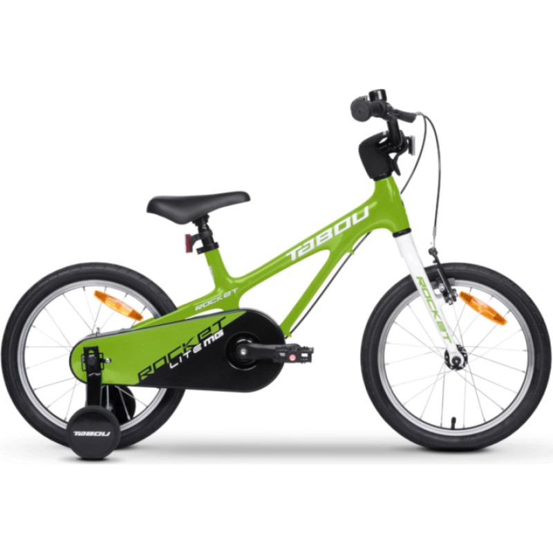 Tabou &Uuml;likerge laste jalgratas TABOU Rocket Lite MG, 16" roheline/valge