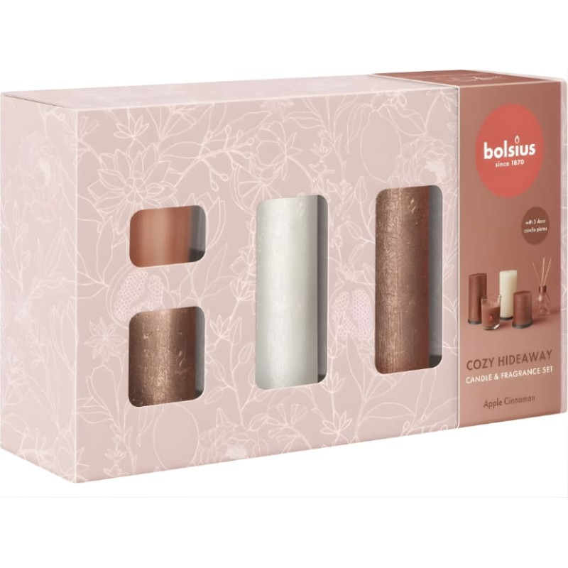 Bolsius Dāvanu komplekts Cozy Hideaway apple cinnamon