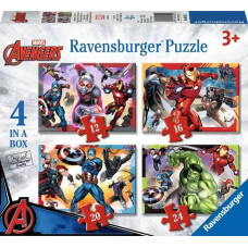 Ravensburger Puzzle 4in1 Marvel Avengers 3+