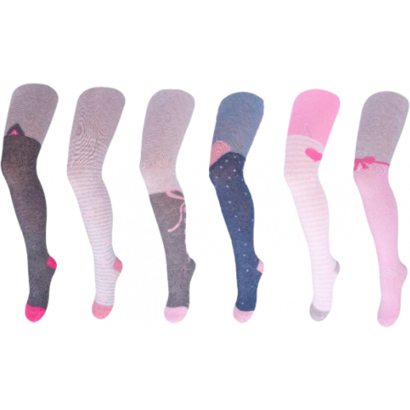 Yo Baby Zeķubikses k/v ar zīmējumu 104/110 RAB-0003 GIRL MIX