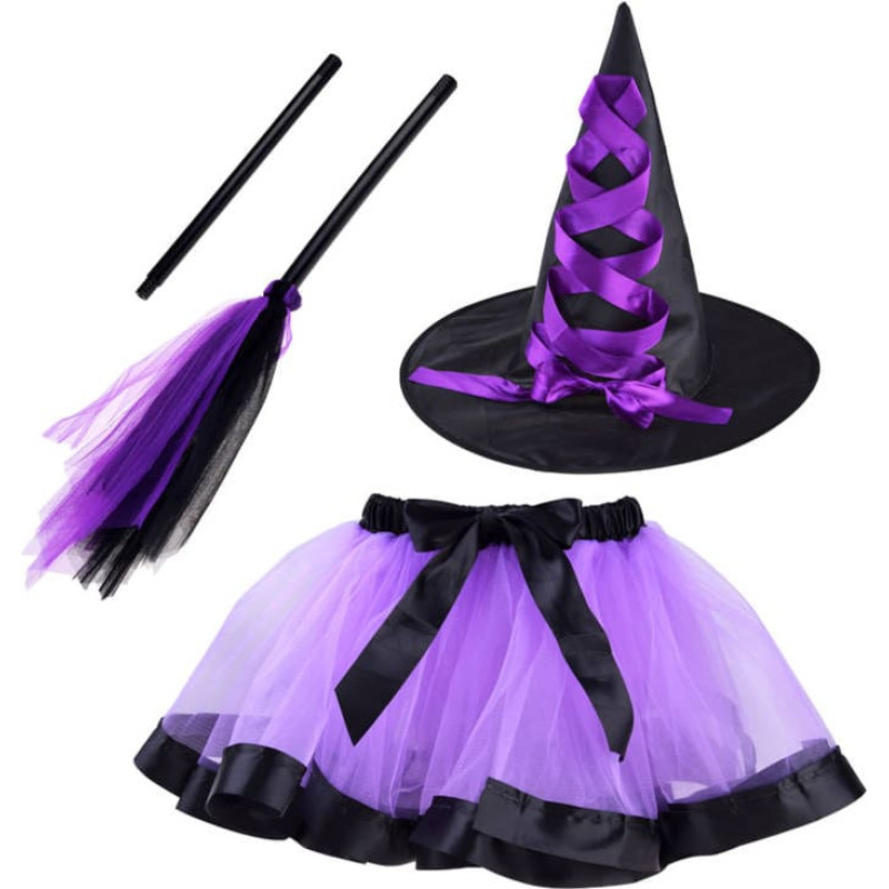 JM- Karnevāla kostīms RAGANIŅA ZA4806 purple-izpārdo&scaron;ana