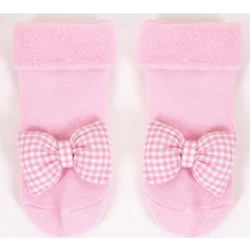 Yo Baby Zeķes frotē 3D SK-49 GIRL pink