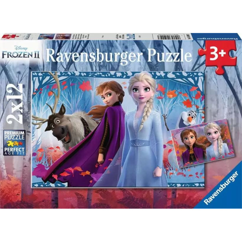 Ravensburger Puzzle 2x12 pcs Disney Frozen 2