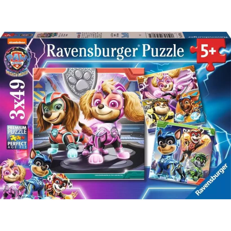 Ravensburger Puzzle 3x49 pcs Paw Patrol