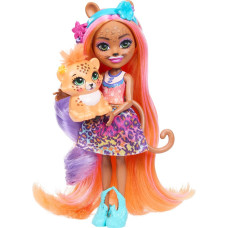Enchantimals Charisse Cheetah Lalka and Grinsy HNV30
