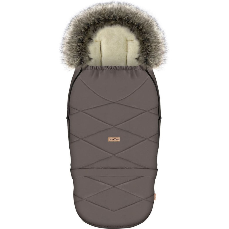 Adjustable footmuff with bag GrowUP Nordico 0-36m taupe
