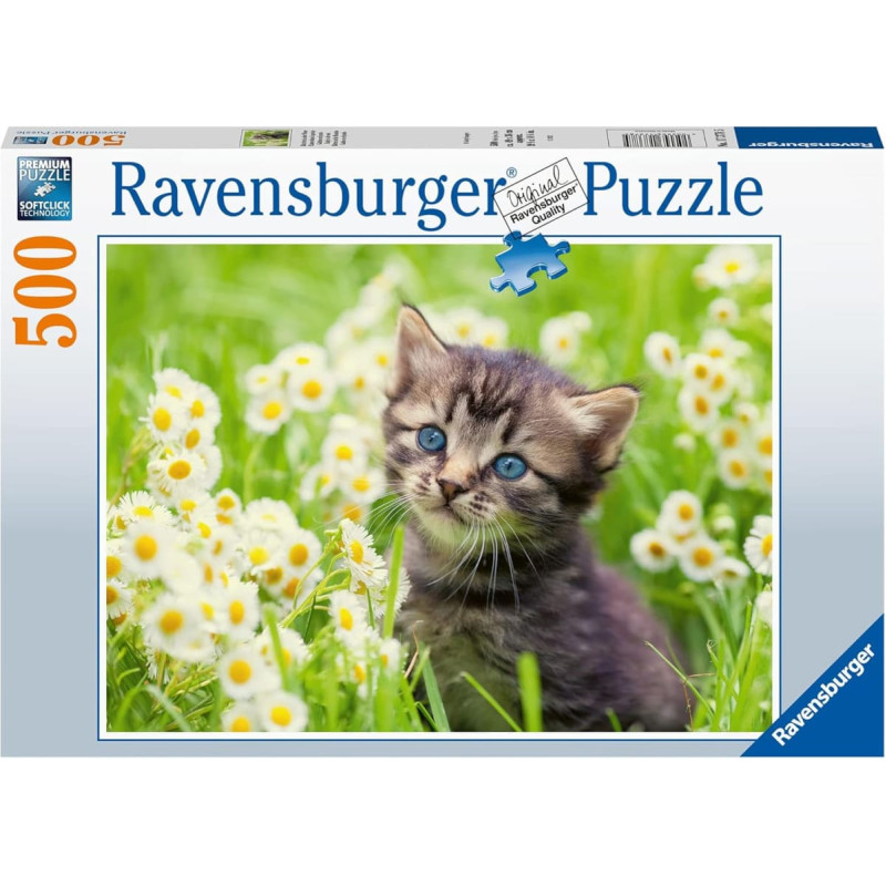 Ravensburger Puzzle 500 Kitten in the Meadow