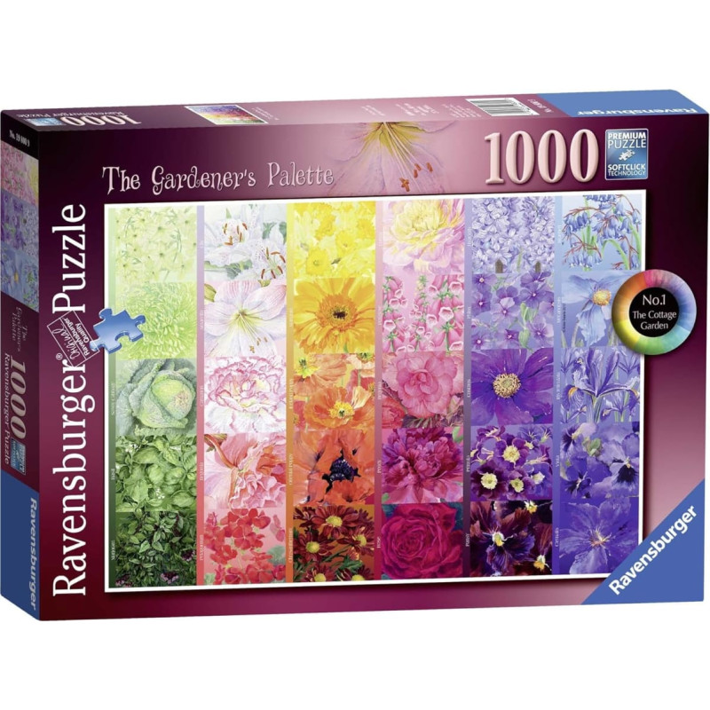 Ravensburger Puzzle 1000 The Gardener&rsquo;s Palette No.1 &ndash; Cottage Garden