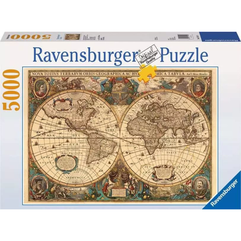 Ravensburger Puzzle 5000 Antique World Map