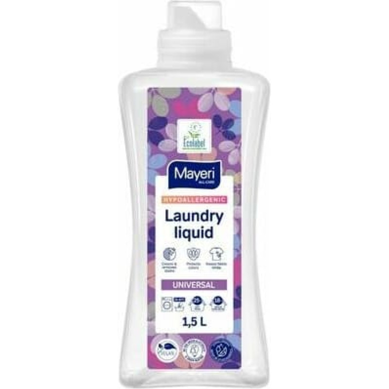 Mayeri Hypoallergenic laundry gel Universal 1.5L