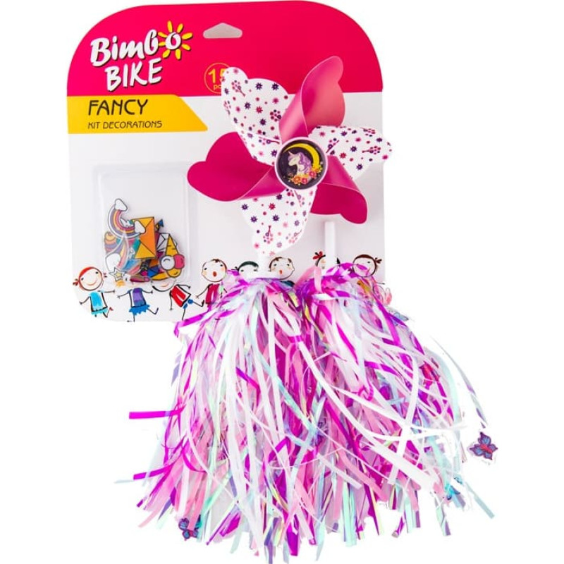 Bimbo Bike Rinkinys vaikų dviračiui &bdquo;FANCY&ldquo;, 15 elementų