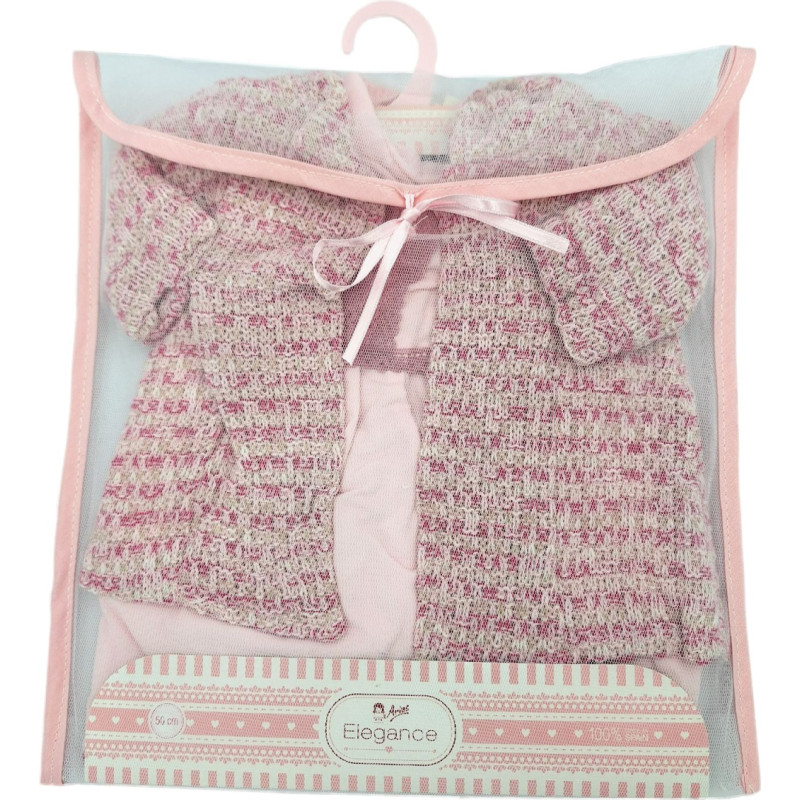 Arias lėlės kūdikio rūbeliai, 50 cm