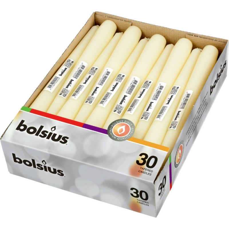 Bolsius Galda svece 1gab. 245/24mm bē&scaron;a