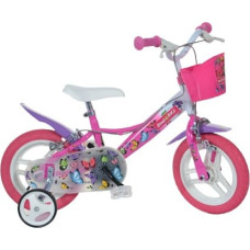 Bimbo Bike Vaikiškas dviratis Bimbo Bike 12" "BUTTERFLY", rožinis/baltas