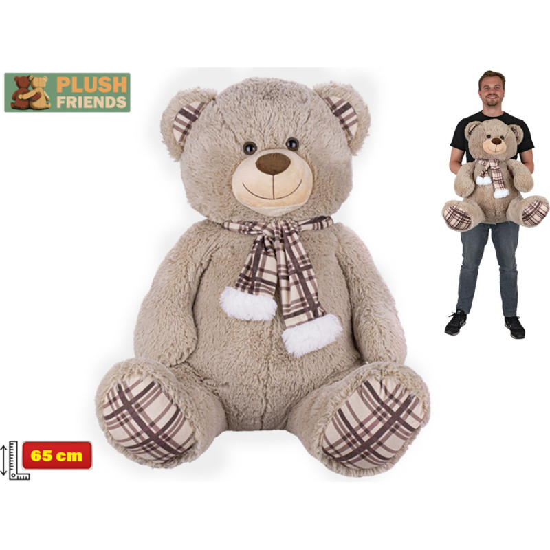 Mikro Hracky Plush toy  - 02565 - TEDDY BEAR - size 65 cm