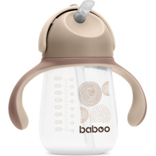 Baboo Straw Drinking Bottle Cacao, 260 ml