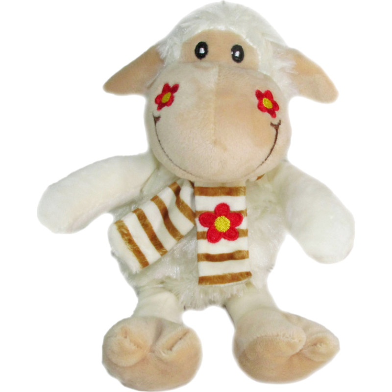 OWCA W SZALIKU SIEDZĄCA