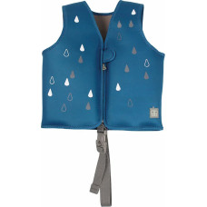 Bbl&uuml;v N&auml;j Children's Swim Vest with SPF50 & Removable Float Panels, Color Dusk &ndash; Navy SMALL (3&ndash;6 years)