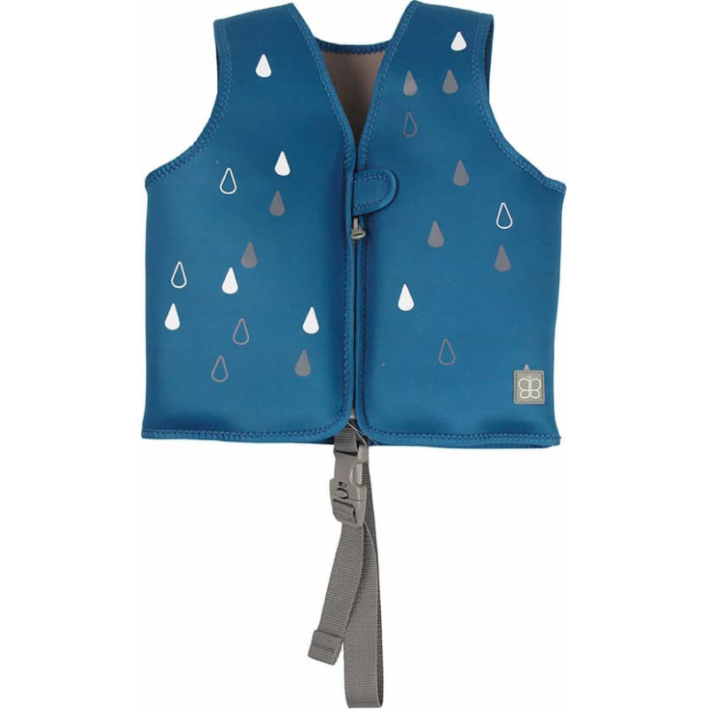 Bbl&uuml;v N&auml;j Children's Swim Vest with SPF50 & Removable Float Panels, Color Dusk &ndash; Navy SMALL (3&ndash;6 years)