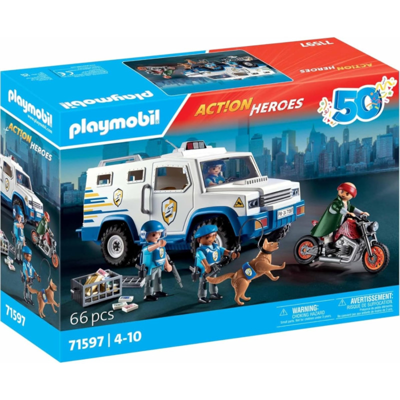 MIX Playmobil 71597 Inkaso automobilis