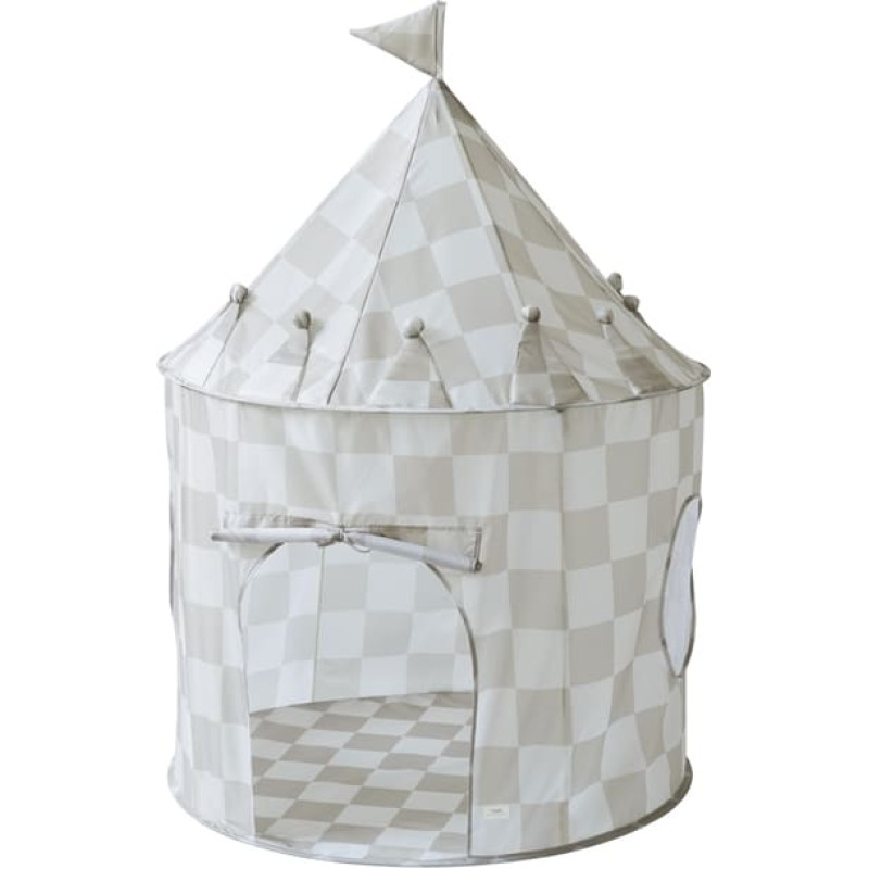 3 Sprouts vaikų palapinė, languota smėlinė