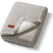 Babyono B.O.1658 Kocyk bawełniany z ociepleniem szary