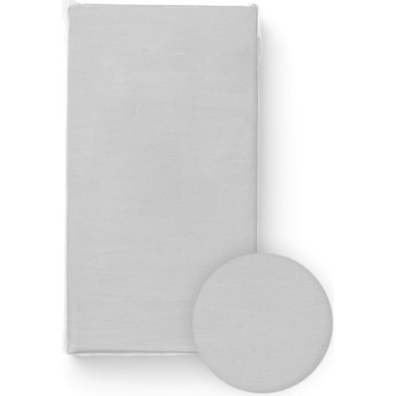 Bobobaby Palags jersī ar gumiju 120x60 cm GREY BL051