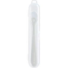 Silicone spoon with case 1pc Sand