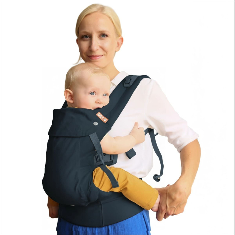 Beco Kengūros tipo nešioklė BECO GEEMINI CHARCOAL V2