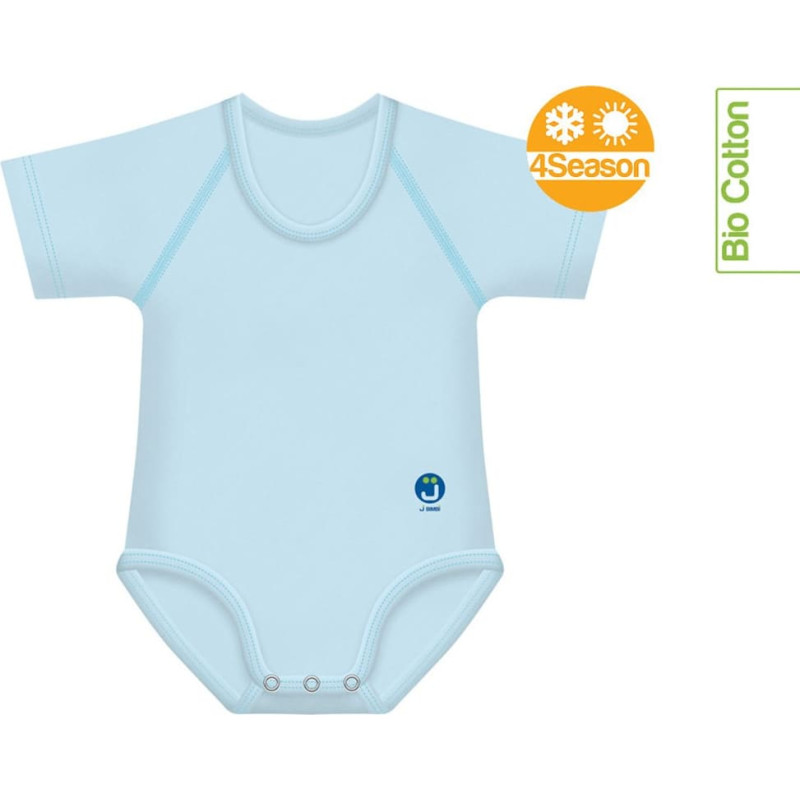 Growing body Bio Cotton 4Season 0-36m light blue