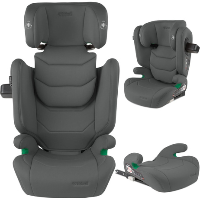 Kidwell automobilinė kėdutė TENDO grey 100-150 cm
