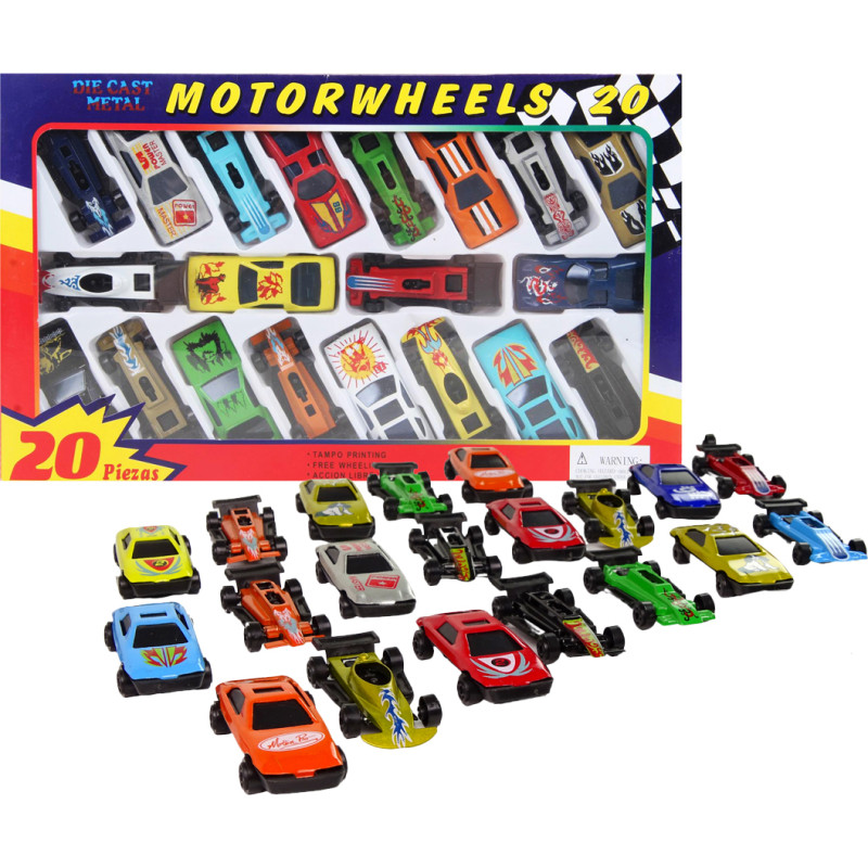 AUTO METALOWE RESORAK 20 SZTUK