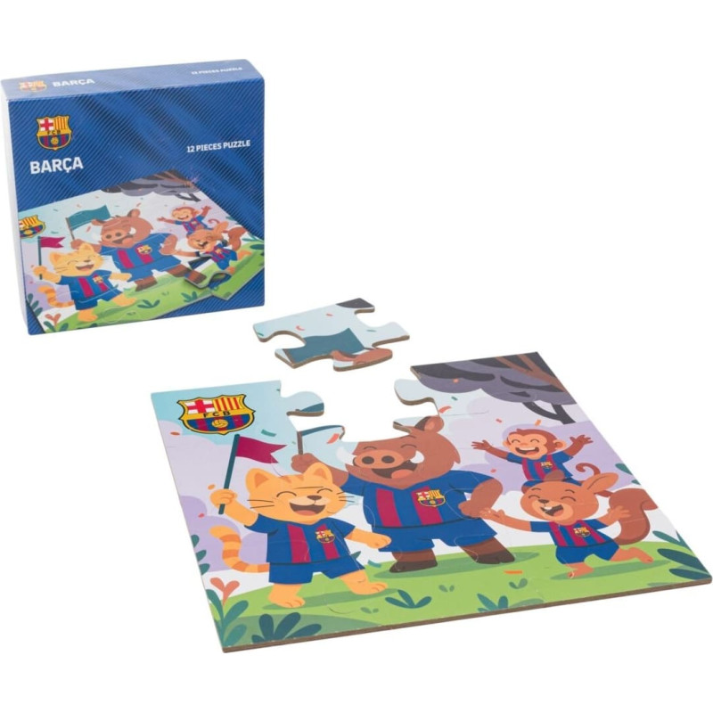 Miniland PUZZLE 12 PCS FC BARCELONA