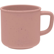 Cup with handle Platinum Silicone Blush